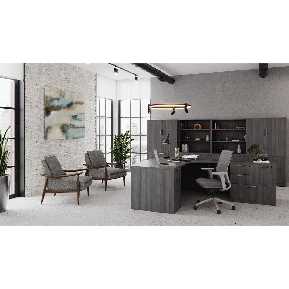 OS Mira Wood Arm Upholstered Lounge Chair | OSRL3001