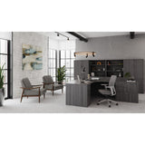 OS Mira Wood Arm Upholstered Lounge Chair | OSRL3001