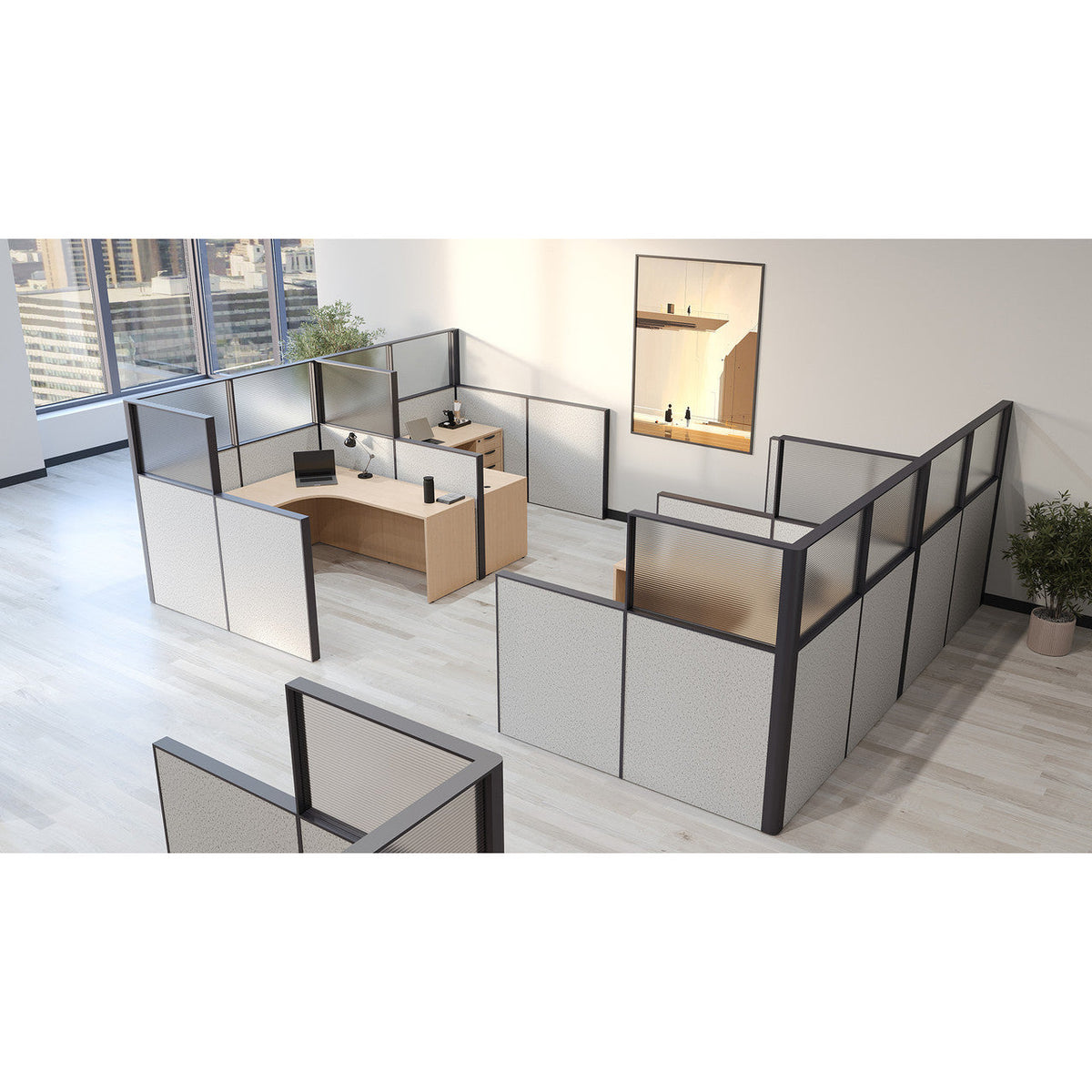 Stack Cubicles OS Panels Office Cubicles and Partitions - Complete Package 9 ...