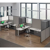 OS Panels 36"W Opaque View-Through Office Partition Panel