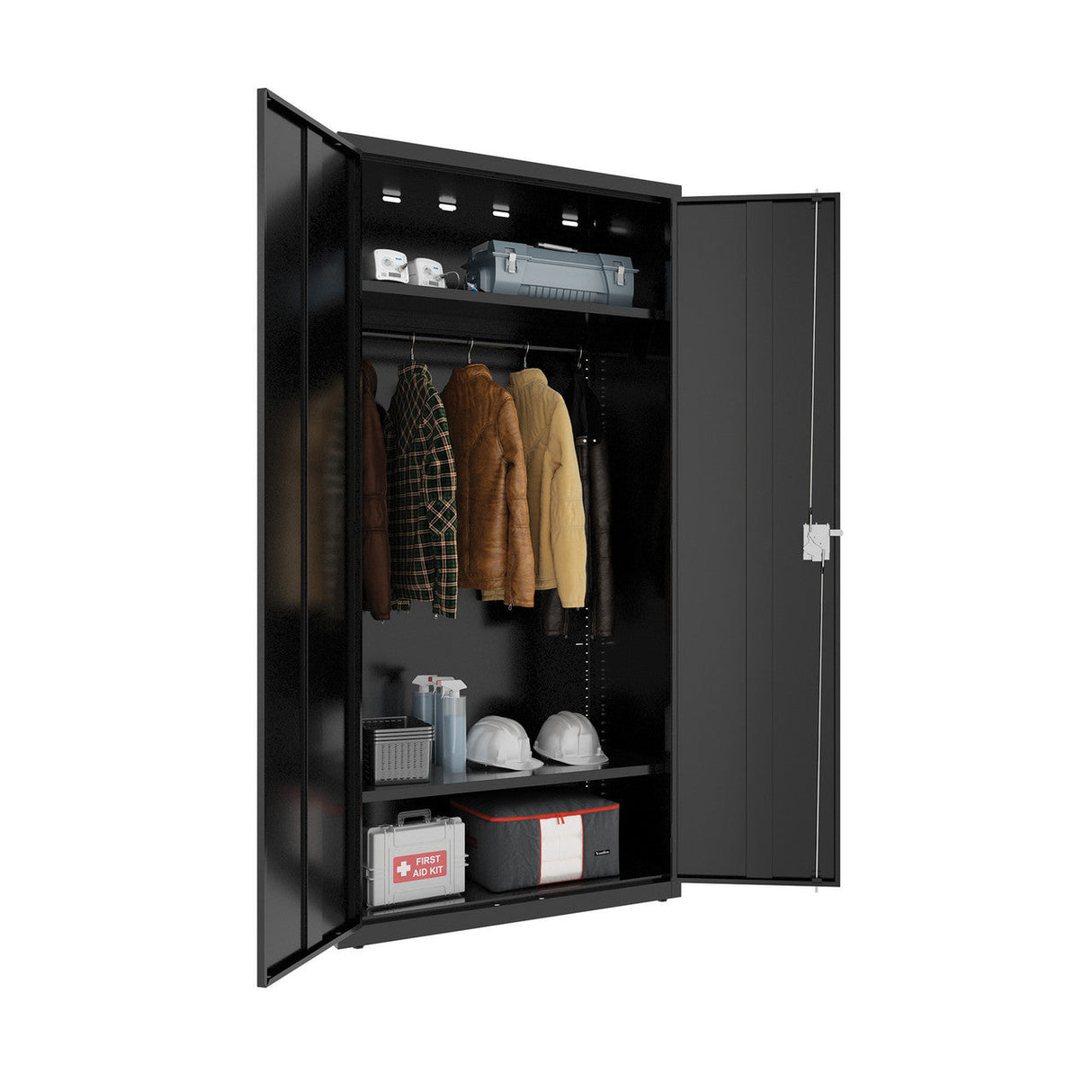 OS Steel Full Wardrobe | OSFW3672BK