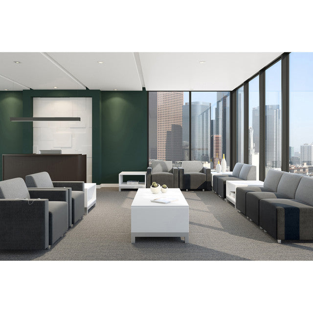 OS Laminate Pedestal Tables Metal 4 Leg Base | OS9998SI