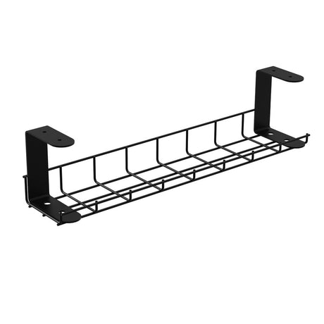 OS 18" Single Mesh Wire Management Tray | OSWTSINGLEBK
