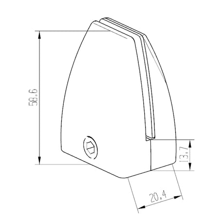 OS Panels Top Mount Divider Bracket (For Panels) | OSTB400SI