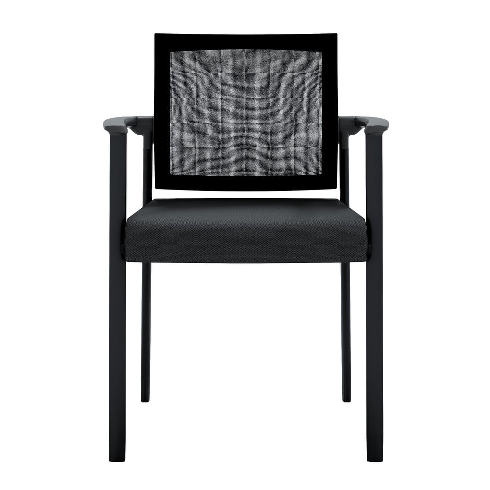 Oslo Mesh Back Stacking Guest Chair | 604MMFBK