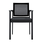 Oslo Mesh Back Stacking Guest Chair | 604MMFBK