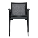 Oslo Mesh Back Stacking Guest Chair | 604MMFBK