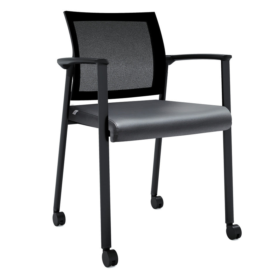 Oslo Mesh Back Stacking Guest Chair | 604MMFBK