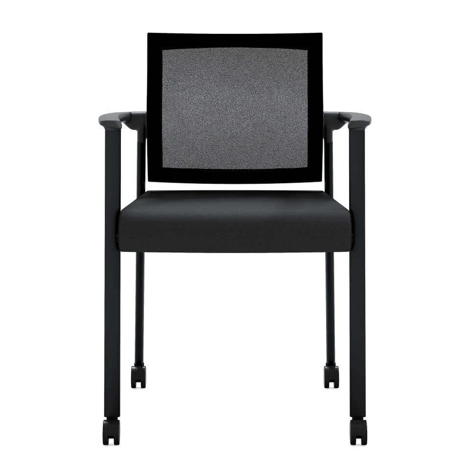 Oslo Mesh Back Stacking Guest Chair | 604MMFBK