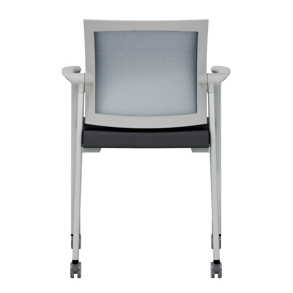 Oslo Mesh Back Stacking Guest Chair | 604MMFBK