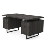 Palisades Double Pedestal Desk - 60" x 30" | EV6030DPGG