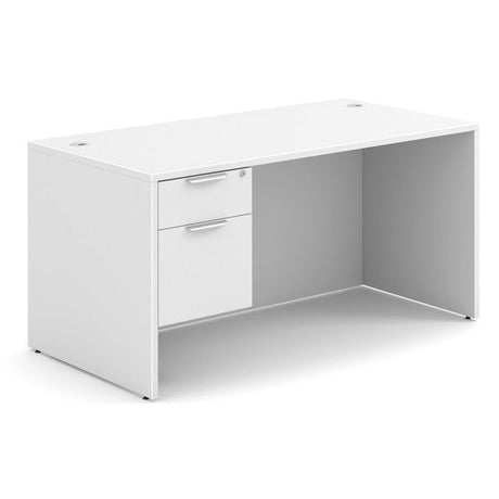 OS Laminate Single 3/4 Pedestal Desk - 60" x 30" | DBLHDPL103