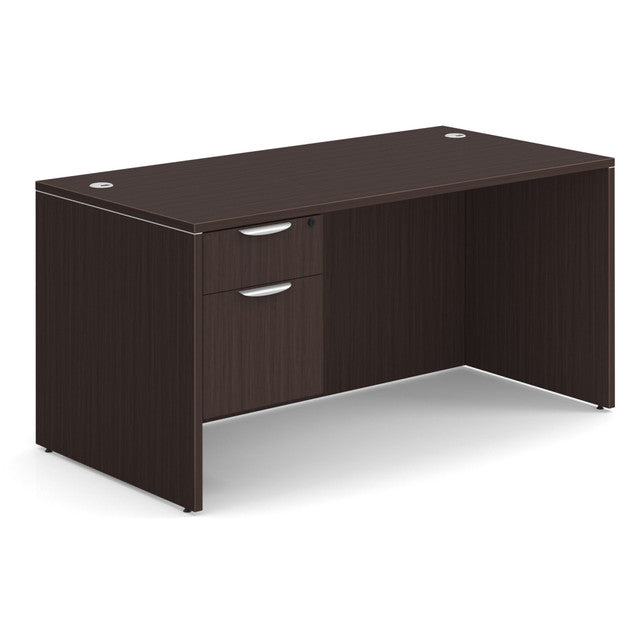 OS Laminate Single 3/4 Pedestal Desk - 60" x 30" | DBLHDPL103