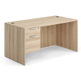 OS Laminate Single 3/4 Pedestal Desk - 60" x 30" | DBLHDPL103