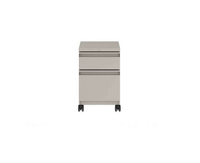 Prime™ 23.3"H Mobile Pedestal Cabinet, 15"W x 18"D - Box/File | GUPW0BF18P