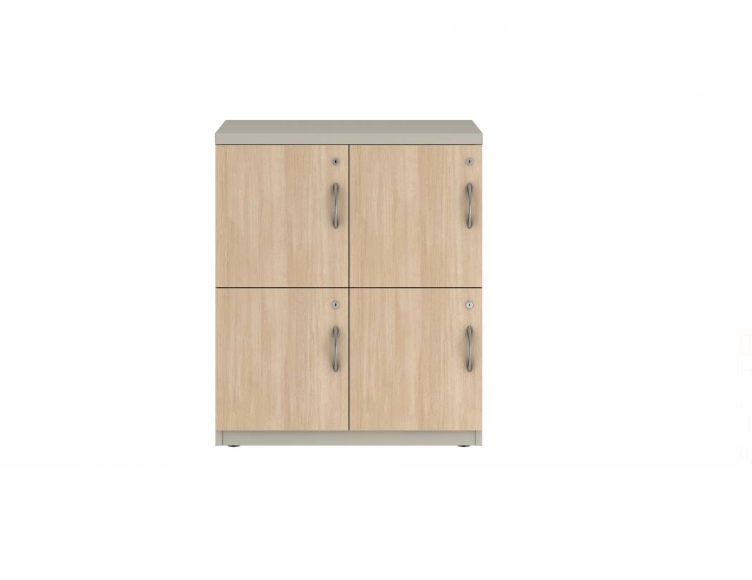 Prime™ 35.2"H Double Column Locker, Two Rows, 30"W x 18"D, Laminate Doors - Left Opening  | GUTDSF235S30LL
