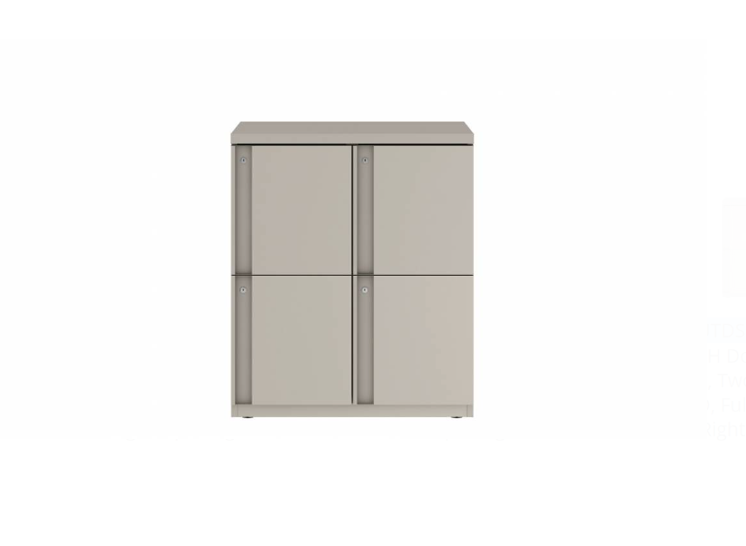 Prime™ 35.2"H Double Column Locker, Two Rows, 36"W x 18"D, Full Pull Doors - Right Opening | GUTDSF235S36RP