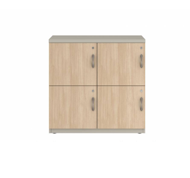 Prime™ 35.2"H Double Column Locker, Two Rows, 36"W x 18"D, Laminate Doors - Left Opening  | GUTDSF235S36LL