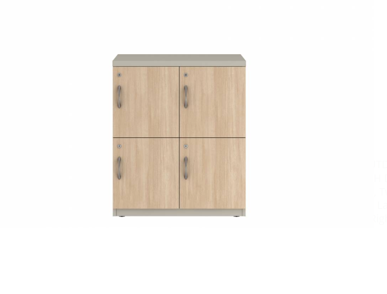 Prime™ 35.2"H Double Column Locker, Two Rows, 30"W x 18"D, Laminate Doors - Right Opening  | GUTDSF235S30RL