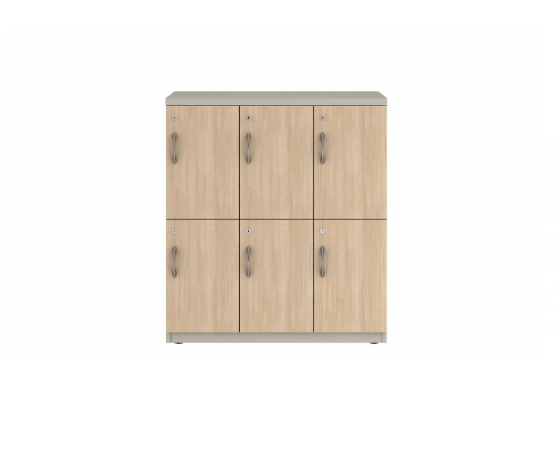 Prime™ 40"H Triple Column Locker, Two Rows, 36"W x 18"D, Laminate Doors - Right Opening | GUTTSF240S36RL