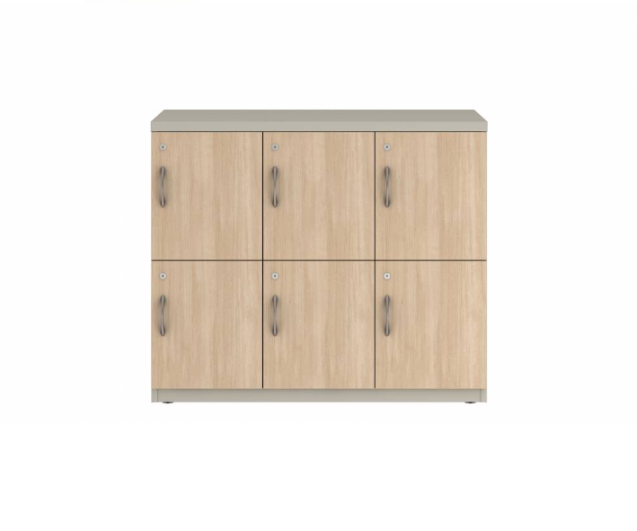 Prime™ 35.2"H Triple Column Locker, Two Rows, 42"W x 18"D, Laminate Doors - Right Opening |  GUTTSF235S42RL