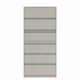 Prime™ 77.6"H Six Drawers Lateral File Cabinet, 36"W x 18"D - Two Receding, Four Fixed Front | GULF60G1836P
