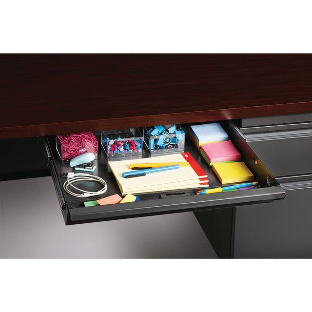 Raleigh 66"W Single Right Pedestal Metal Desk | OSSP6630