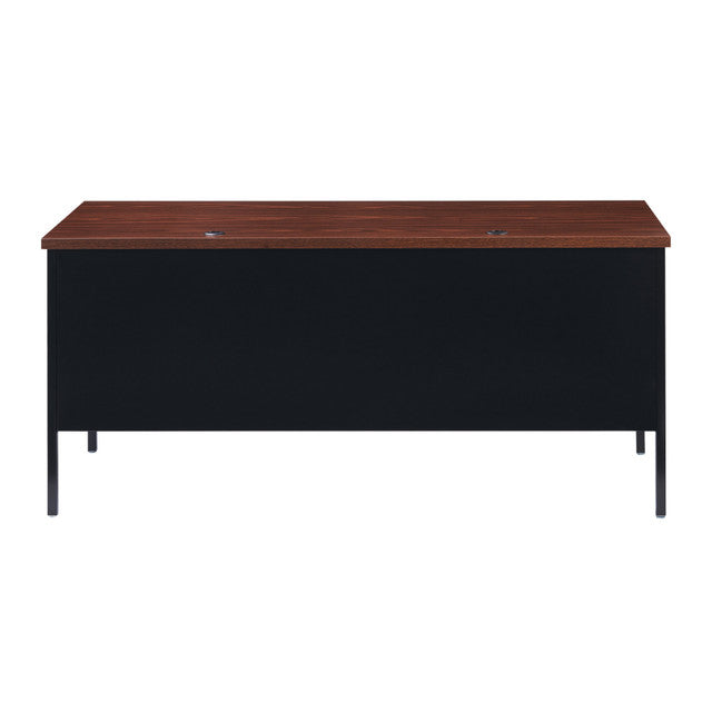 Raleigh 66"W Single Right Pedestal Metal Desk | OSSP6630