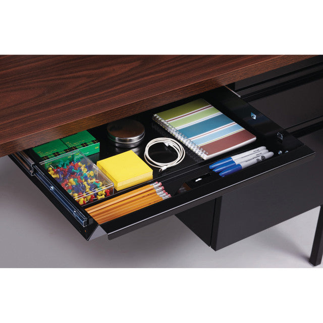 Raleigh 66"W Single Right Pedestal Metal Desk | OSSP6630