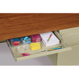 Raleigh 66"W Single Right Pedestal Metal Desk | OSSP6630