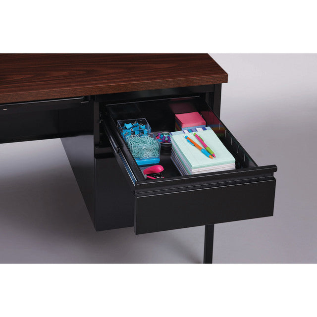 Raleigh 66"W Single Right Pedestal Metal Desk | OSSP6630
