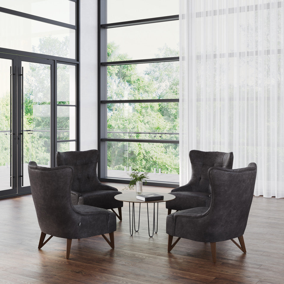 Remington Wingback Upholstered Lounge Chair | OSRL3002