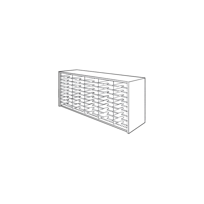 Mailflow Systems Sorter, Closed Back; 35 Sorting Pockets 15”D without Plexi Doors | SC6024G