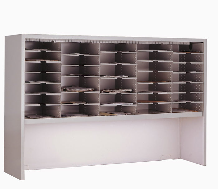 Mailflow Systems Sorter, Closed Back w/ 17" Elevation; 35 Sorting Pockets 15”D without Plexi Doors | SC6041GH
