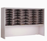 Mailflow Systems Sorter, Closed Back w/ 17" Elevation; 35 Sorting Pockets 15”D without Plexi Doors | SC6041GH