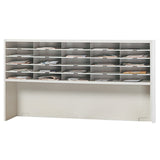Mailflow-to-Go 1-Tier Sorter, Riser, 60"W x 13 1/4"D x 33 1/4"H, (25) 3"H Sorting Pkts | SR6033RPG