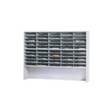 Mailflow-to-Go 2-Tier Sorter, Riser, 60"W x 13 1/4"D x 46 1/4"H, (50) 3"H Sorting Pkts | SR6046RPG