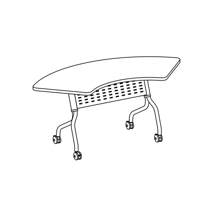 Sync™ Crescent Table, 67" W | SYC24