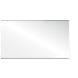SafeGuard Barrier Clear Acrylic Screen with Square Edges - 66"W x 24"H