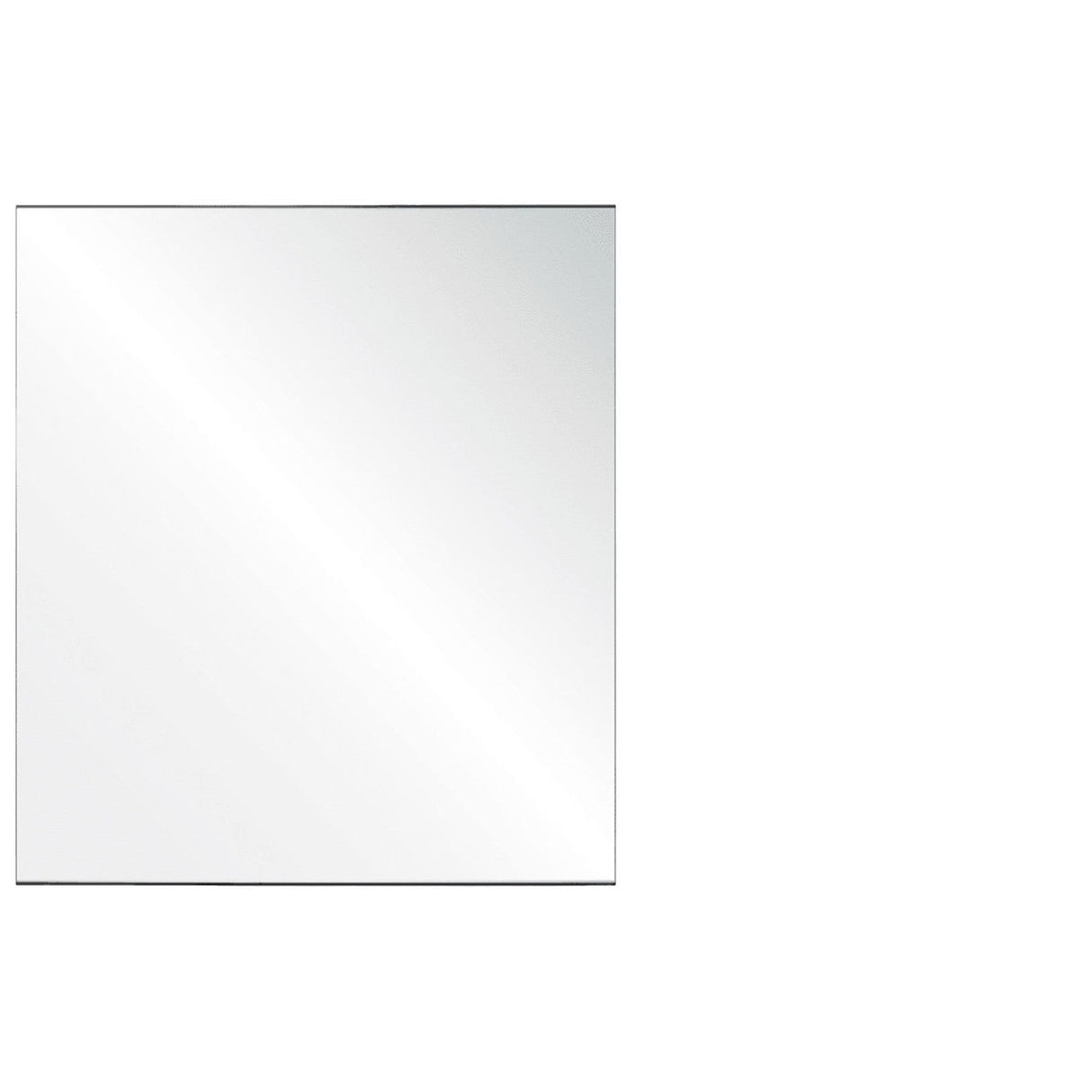 SafeGuard Barrier Clear Acrylic Screen with Square Edges - 42"W x 30"H