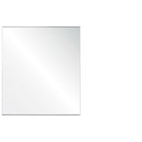 SafeGuard Barrier Clear Acrylic Screen with Square Edges - 42"W x 30"H