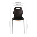 Shay Hourglass Bentwood Standard Height Café Chair - Set of 2 | OSSN6004