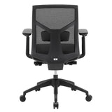 Starlight Mid Back Luxe Task Chair with Black Frame and Seat Slider | OSTW8005F
