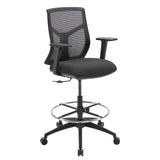 Starlight Mid Back Stool with Black Frame | OSST7007F