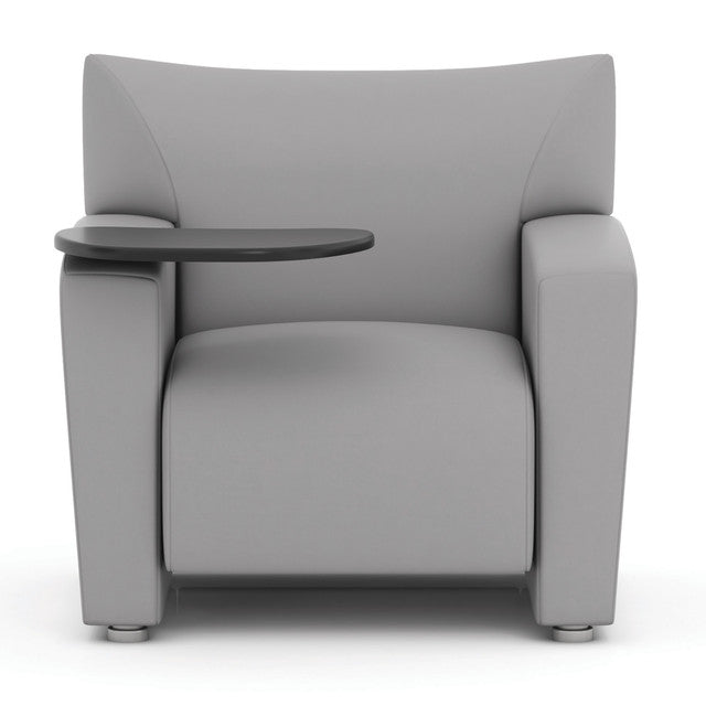 Tribeca Club Chair with Carbonized Finished Tablet Arm | 9681TA