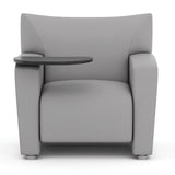 Tribeca Club Chair with Carbonized Finished Tablet Arm | 9681TA