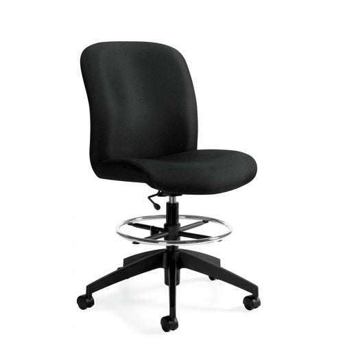 Truform® Mid Back Armless Height Adjustable Stool | 5457-6