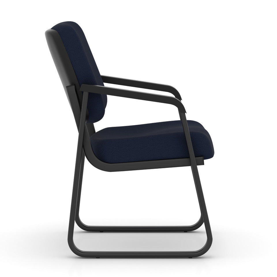 Value Sled Base Guest Chair with Black Frame | OSGS4906FBK