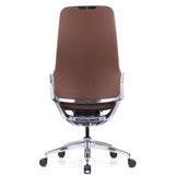 Veneto High Back Executive Chair with Polished Aluminum Frame | 300HL