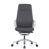 Veneto High Back Executive Chair with Polished Aluminum Frame | 300HL